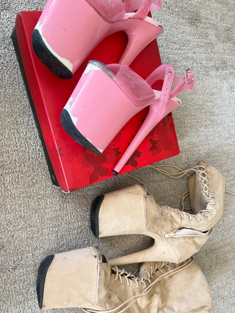 Hardly used pleaser heels
